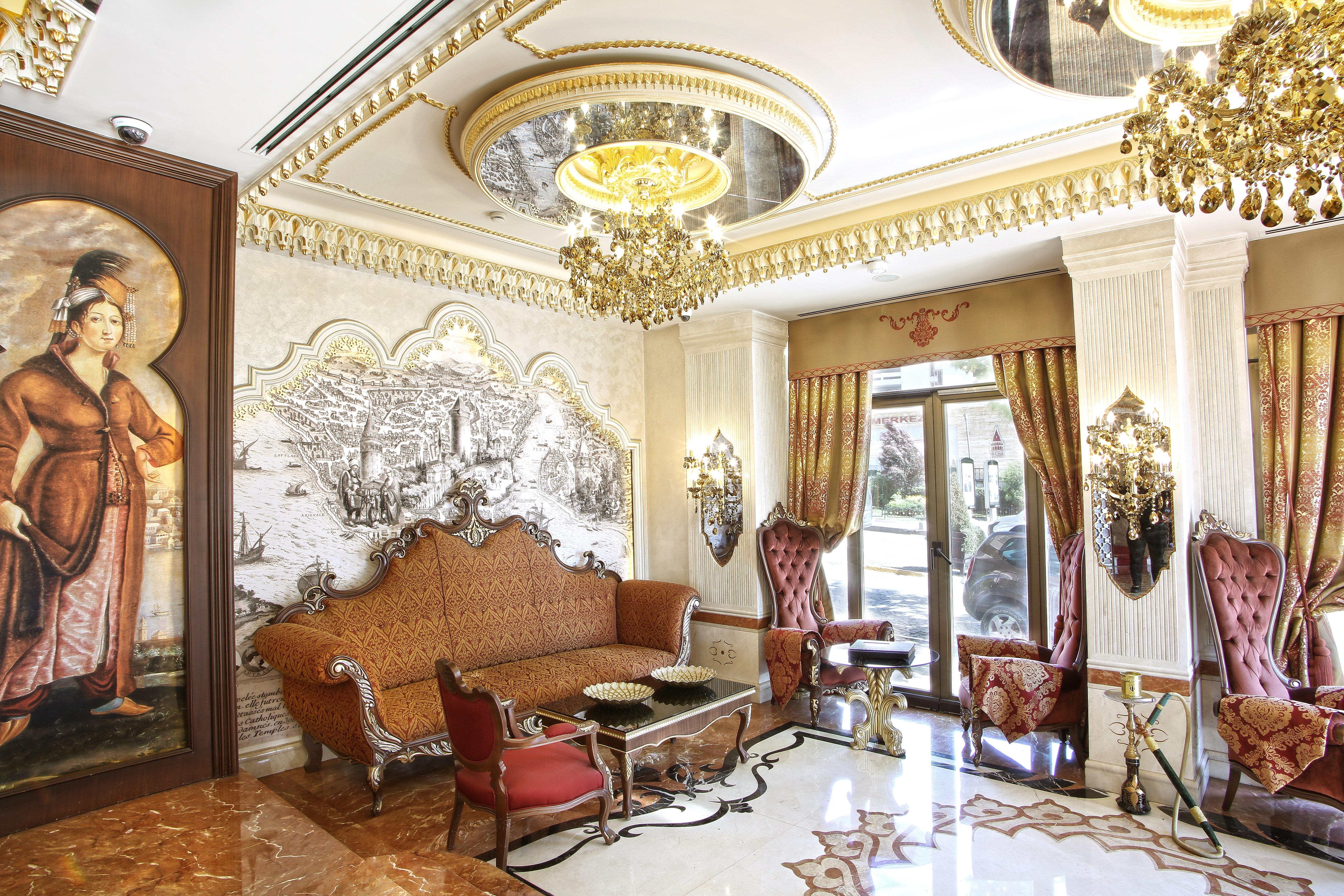 Daru Sultan Hotels Galata Истанбул Екстериор снимка Interior of the hotel