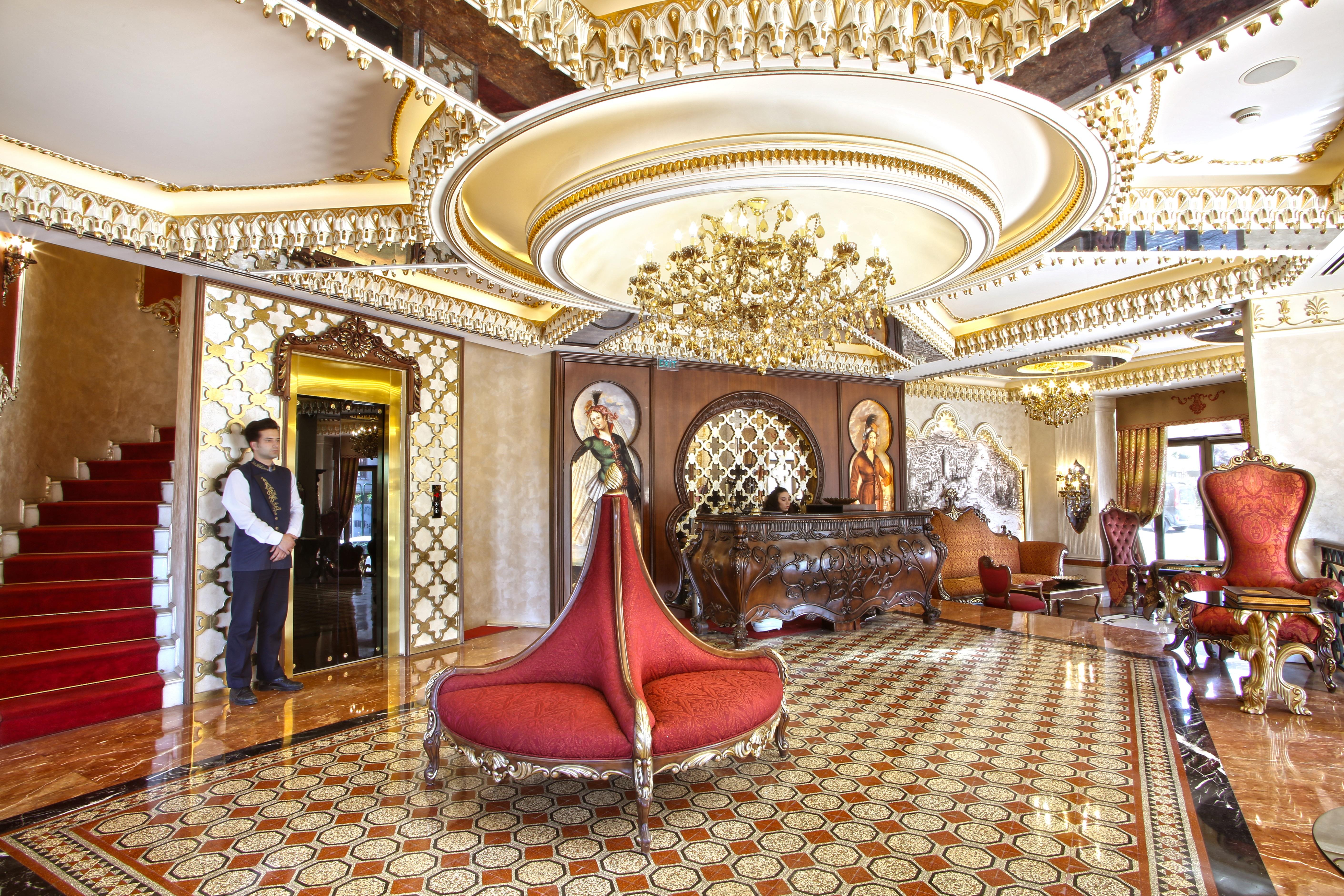 Daru Sultan Hotels Galata Истанбул Екстериор снимка Lobby